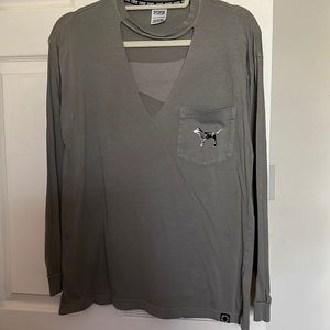 Pink Olive Green Long sleeve